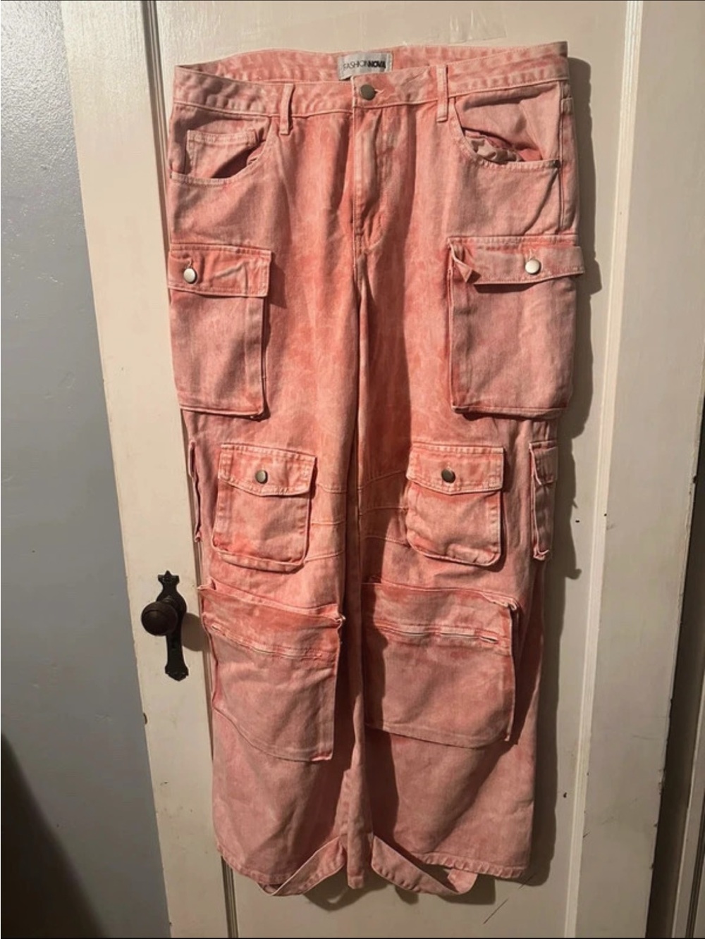 Pink Cargo Pants